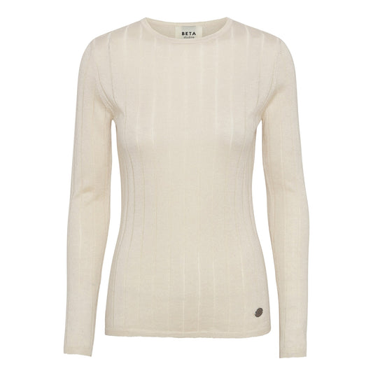 Beta Studios - Cala L/S Tee, Milk