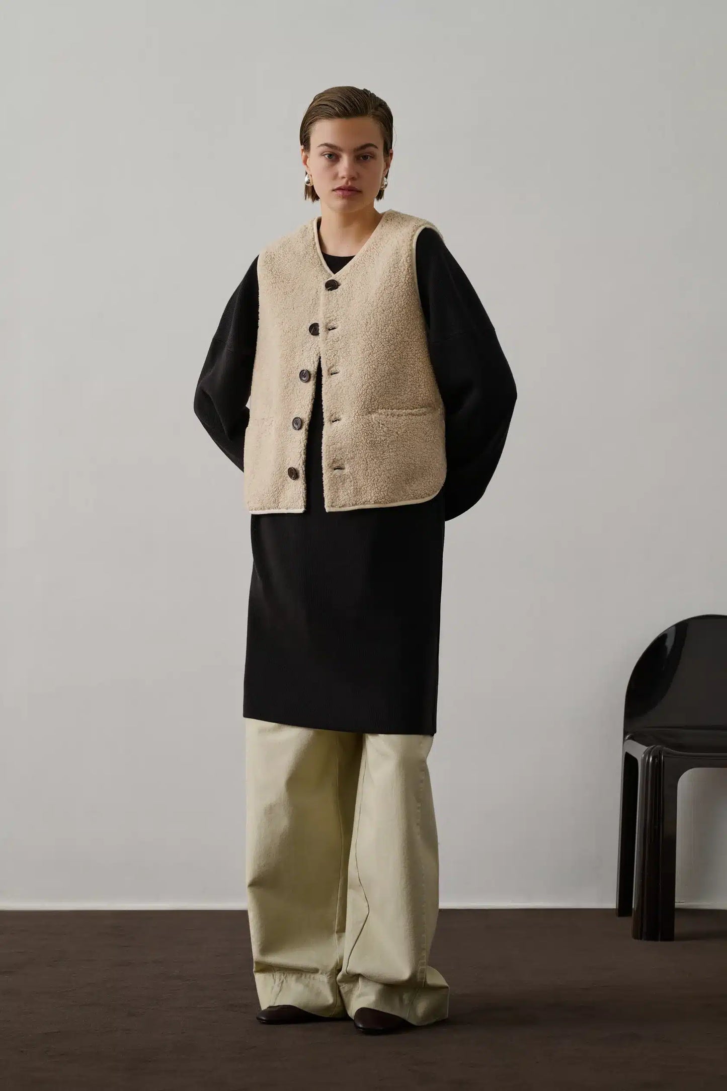 Soeur - Fusil Sleeveles Jacket, Ecru
