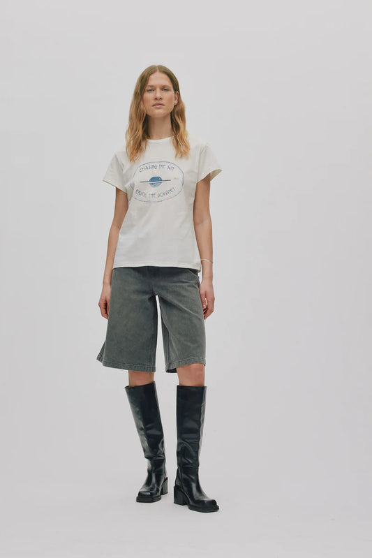 Rabens Saloner - Ambla Journey T-Shirt, Chalk