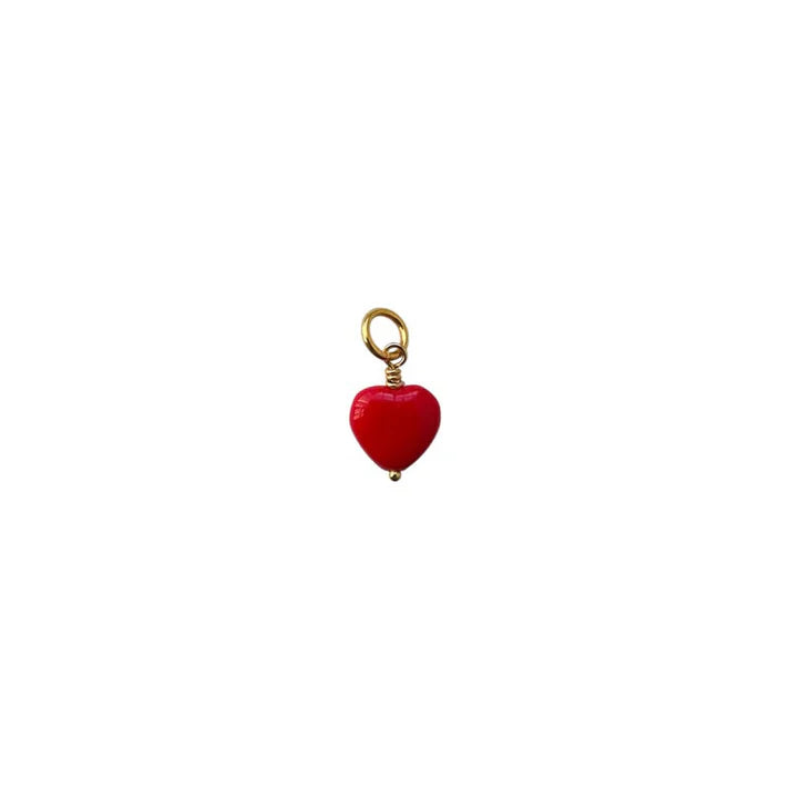 Pico Copenhagen - French Heart Vedhæng, Scarlet