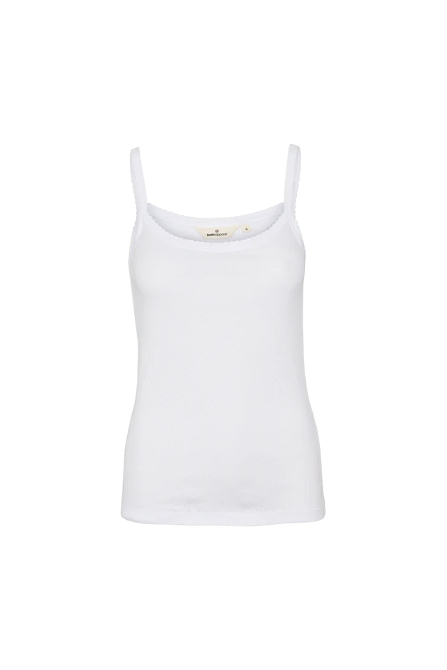 Basic Apparel - Arense Strap Top, White