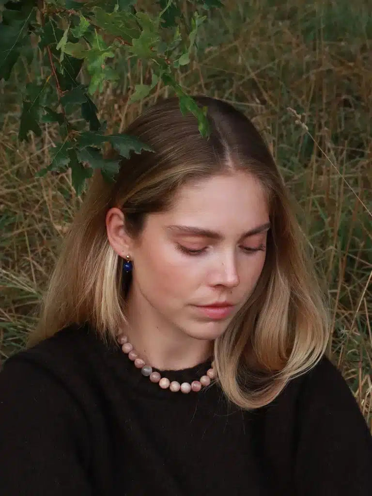 Soï - Chunky Krystal Halskæde, Faro Sunstone