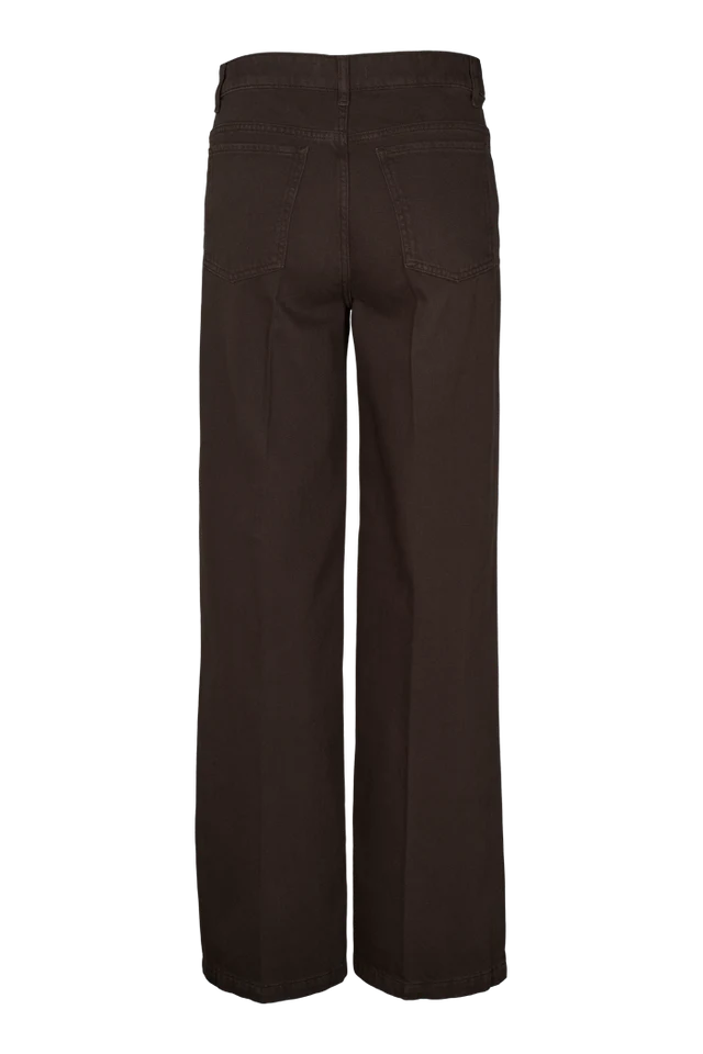 Basic Apperal - Enya Brown Jeans, Chocolate Torte
