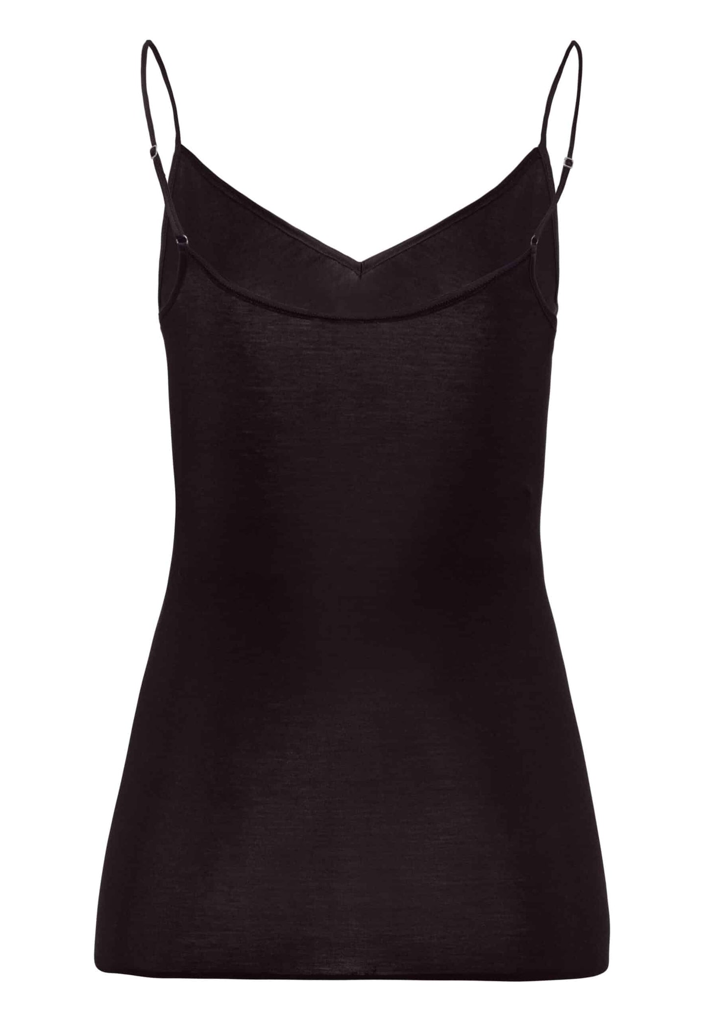 Hanro - Spaghetti Top Cotton, Black
