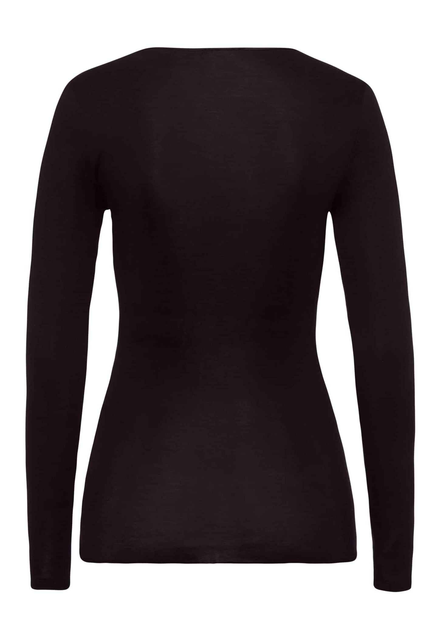 Hanro - Long Sleeve Shirt Cotton, Black