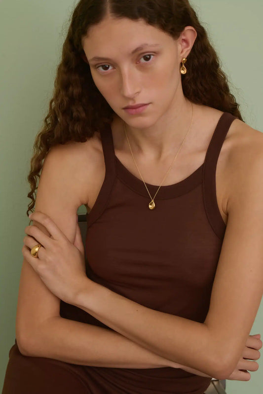 Soeur - Intemporelle Line Necklace, Gold