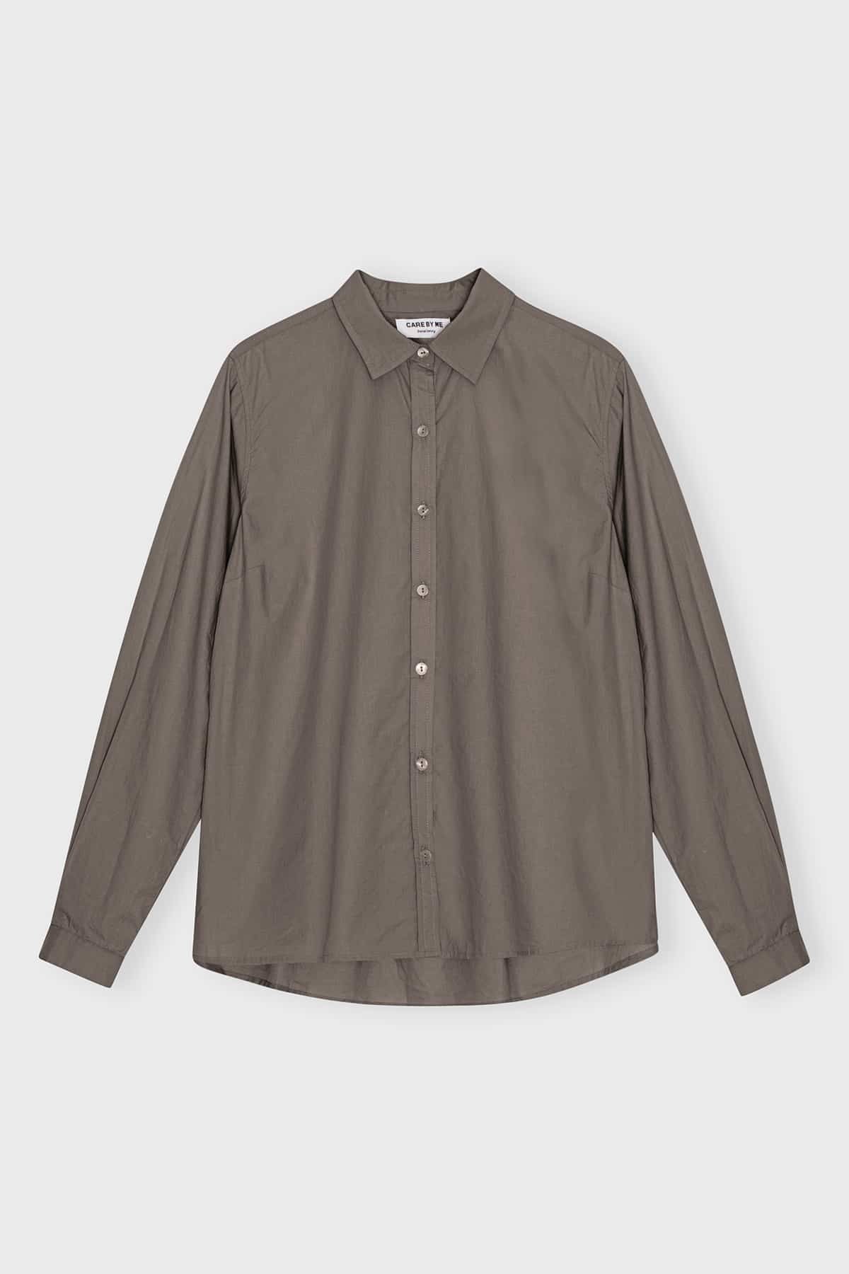Care by me - Laura Classic Shirt, Brown