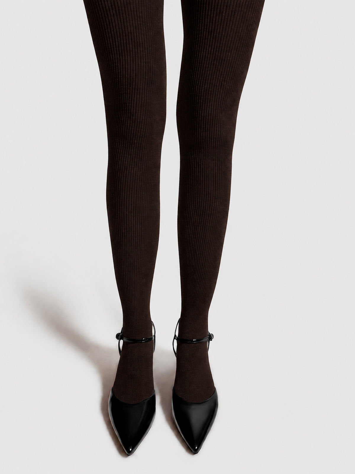 Mrs. Hosiery - Mrs Merino Wool Ribbed Tights
