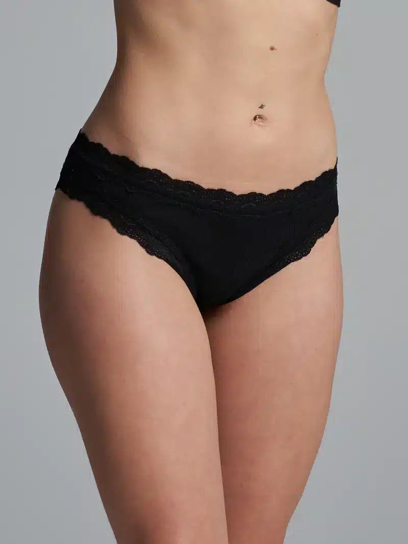 Seamless Basic - Silky Tanga, Black