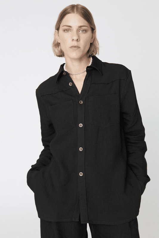 Hope - Messenger Shirt, Black