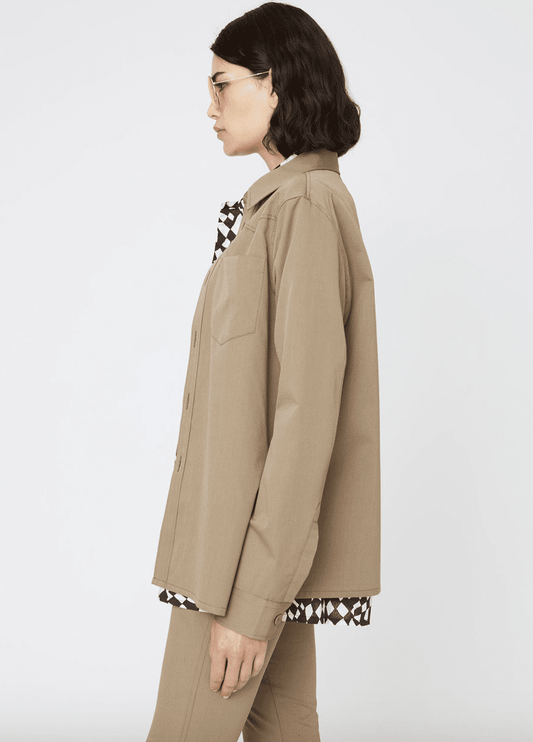Hope - Messenger Shirt, Hazelnut Brown