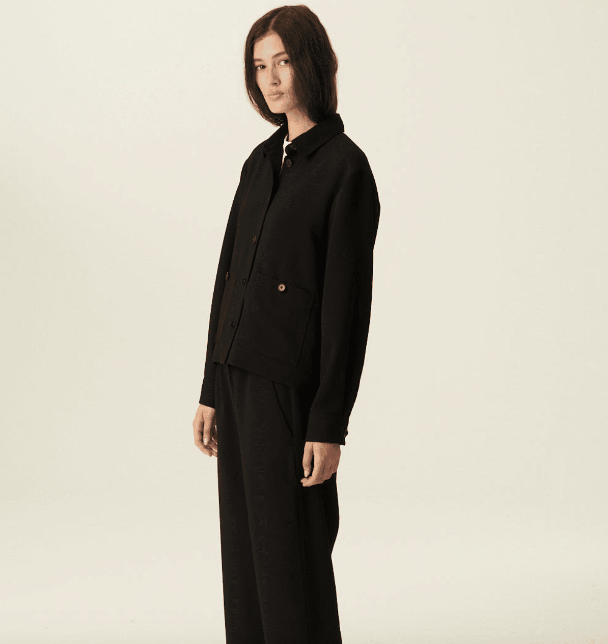 Rue De Tokyo - Candra Heavy Crepe, Black