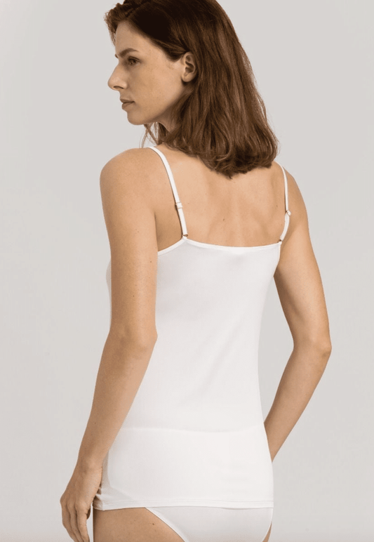 Hanro - Spaghetti Top Satin Deluxe, Off White