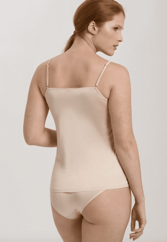 Hanro - Spaghetti Top Satin Deluxe, Natural