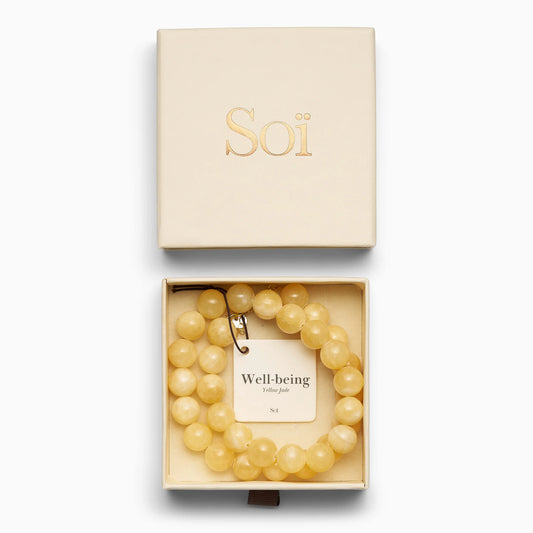 Soï - Faro Gul Jade Halskæde