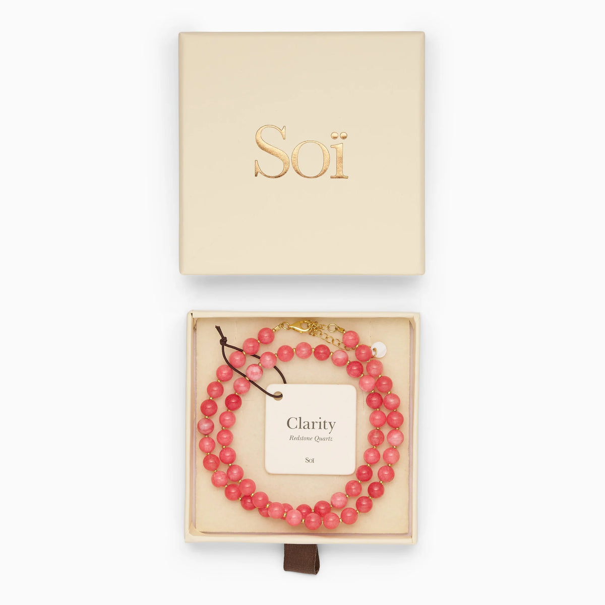Soï - Hailey Redstone Quartz Halskæde