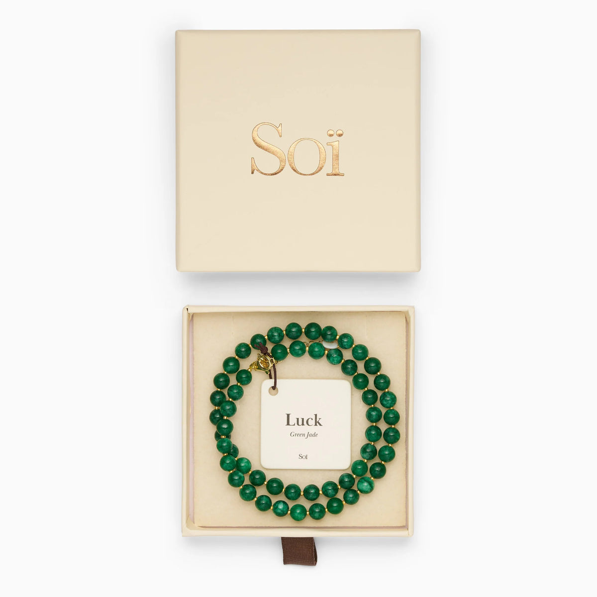 Soï - Hailey Grøn Jade Halskæde