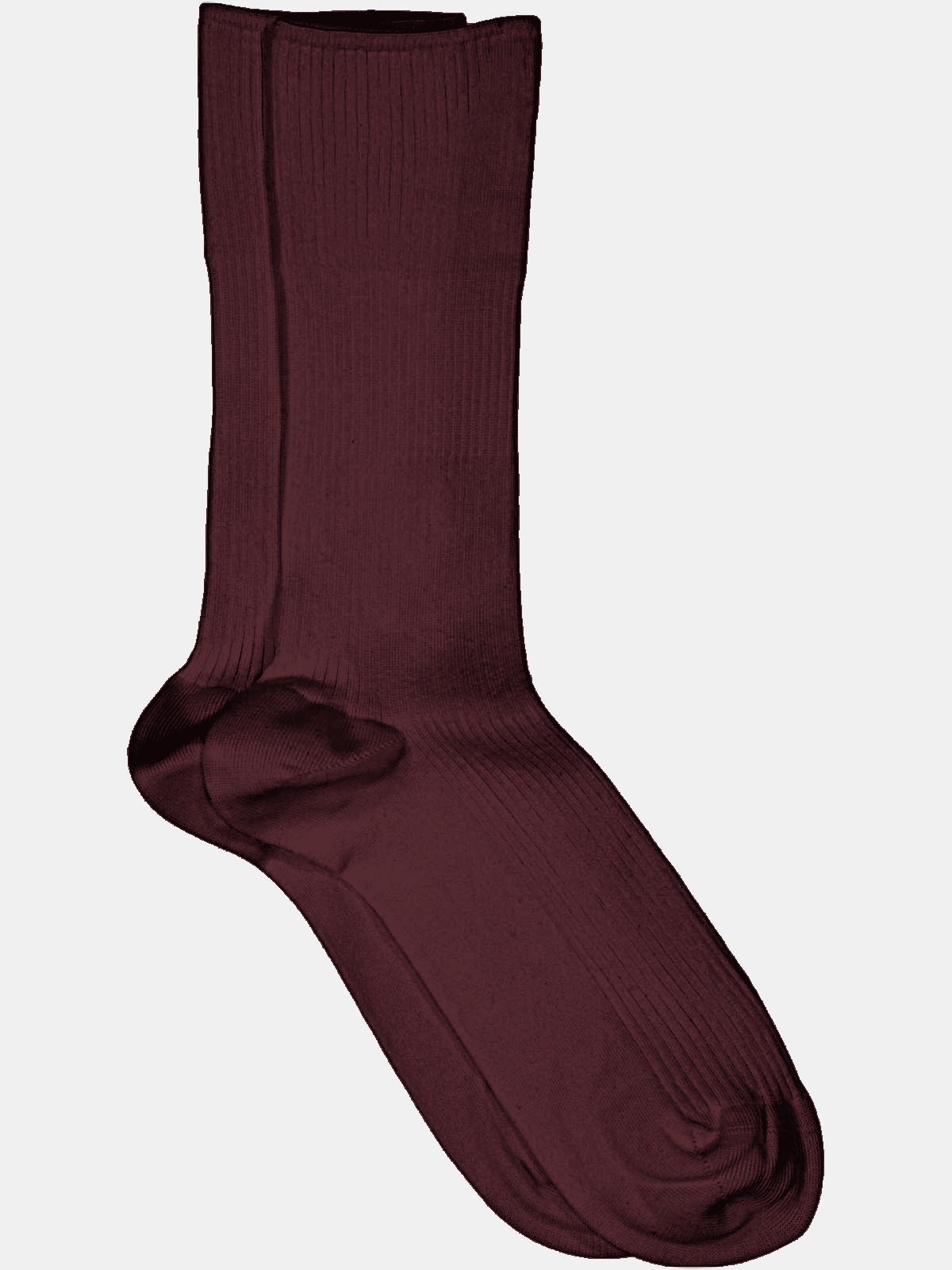 Mrs. Hosiery - Mrs Supreme Crew Sock, Burgundy