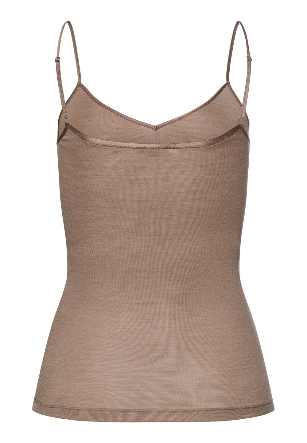 Hanro - Spaghetti Top Wool/Silk, Taupe
