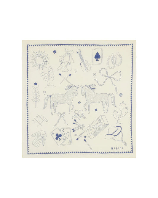 Habiba - Polly Solo Bandana, Japan Blue