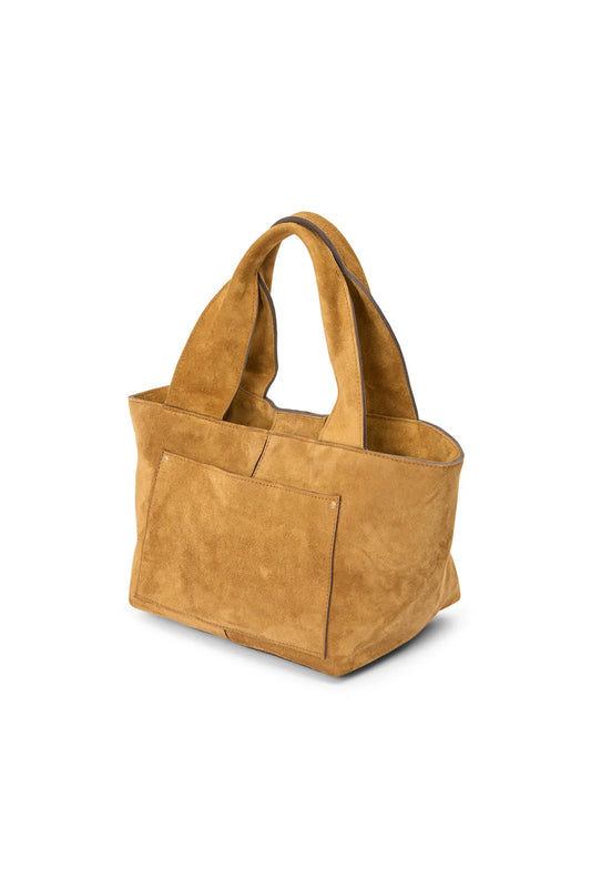 Rabens Saloner - Shalom Heavy Suede Mini Bag, Whiskey