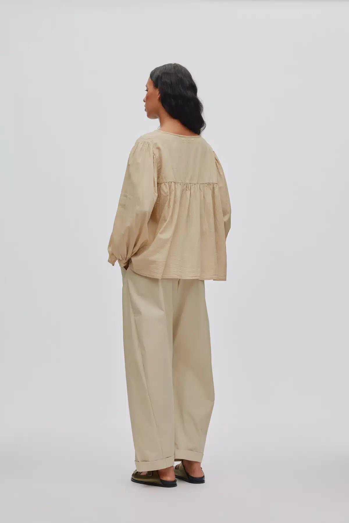 Rabens Saloner - Thalia Light Fusion Pants, Sand