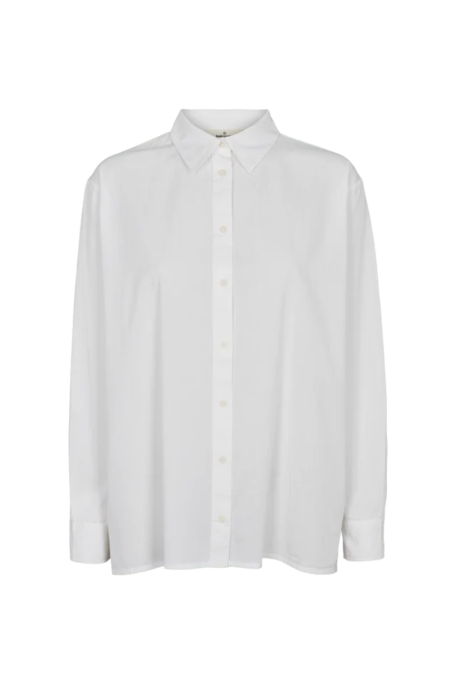 Basic Apparel - Vilde Loose Shirt, Bright White