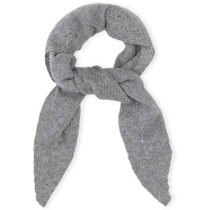 Beta Studios - Nilo Medium Triangle Scarf, Grey Melange - Onesize