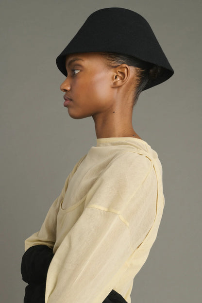 Soeur - Karry Cloche Hat, Black