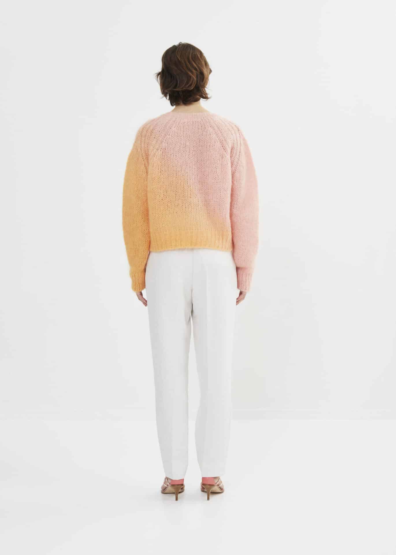 Rabens Saloner - Helen Linen Tailoring Easy Pant, Chalk