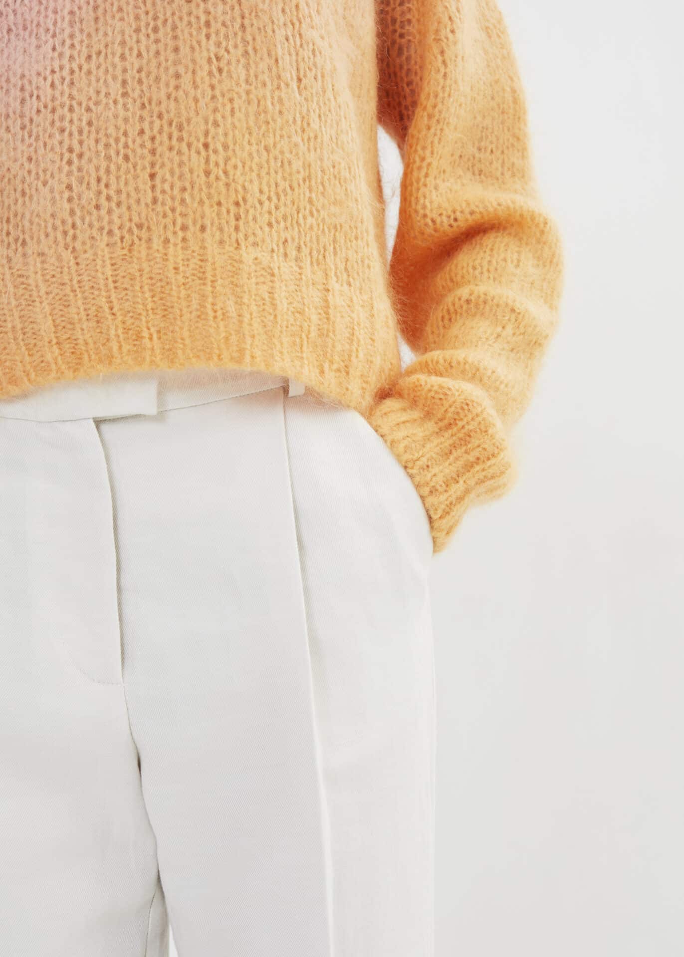 Rabens Saloner - Helen Linen Tailoring Easy Pant, Chalk