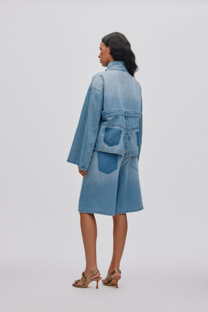 Rabens Saloner - Donela Denim Jacket, Light Washed Denim