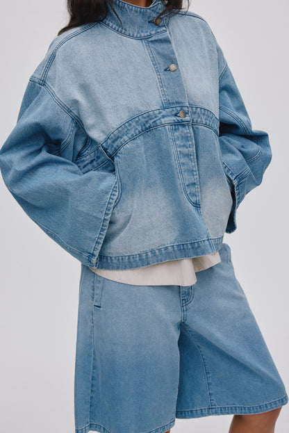 Rabens Saloner - Donela Denim Jacket, Light Washed Denim