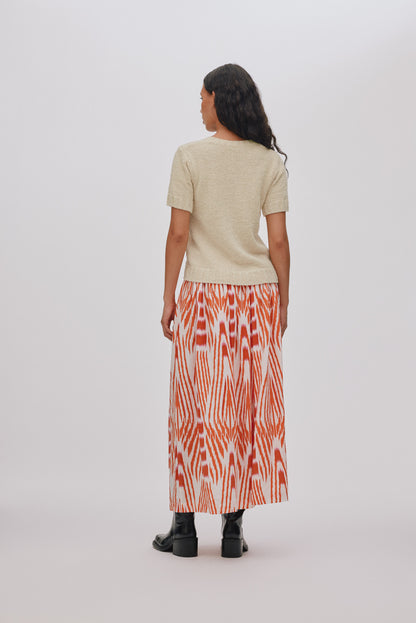 Rabens Saloner - Elka Towelling Knit T-Shirt, Sand
