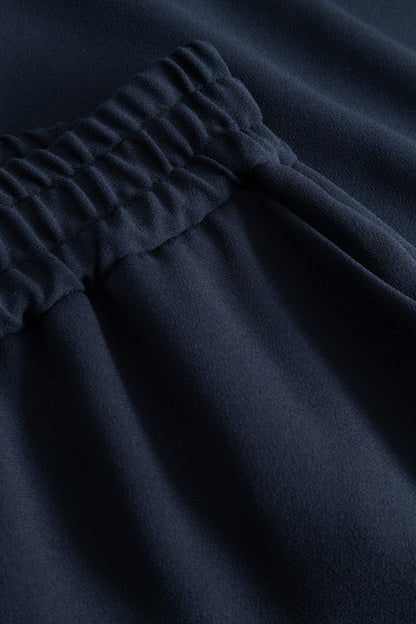 MKDT - Palmira Crepe Georgette Pants, Navy