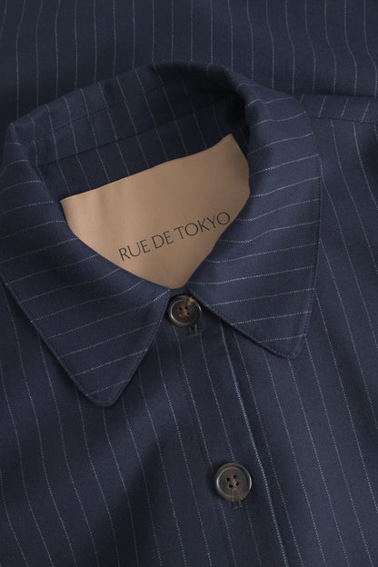 Rue de Tokyo - Chiri Shirt, Antique Pinstripe