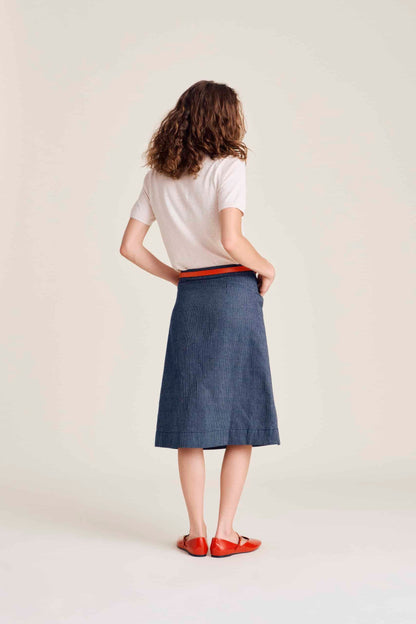 Nué Notes - Palmer Skirt, Navy