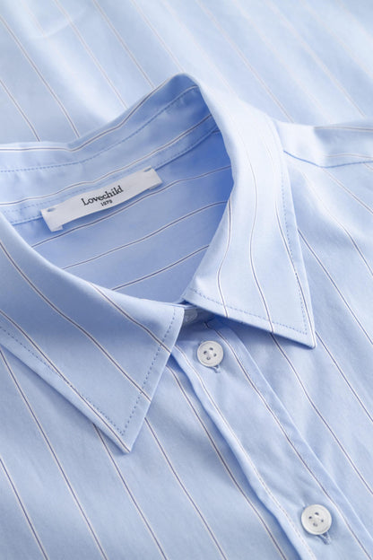 Lovechild 1979 - Brooklyn Shirt, Blue Pinstripe