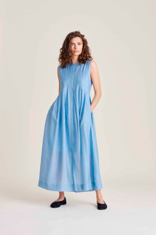 Nué Notes - Mapire Dress, Sky Blue