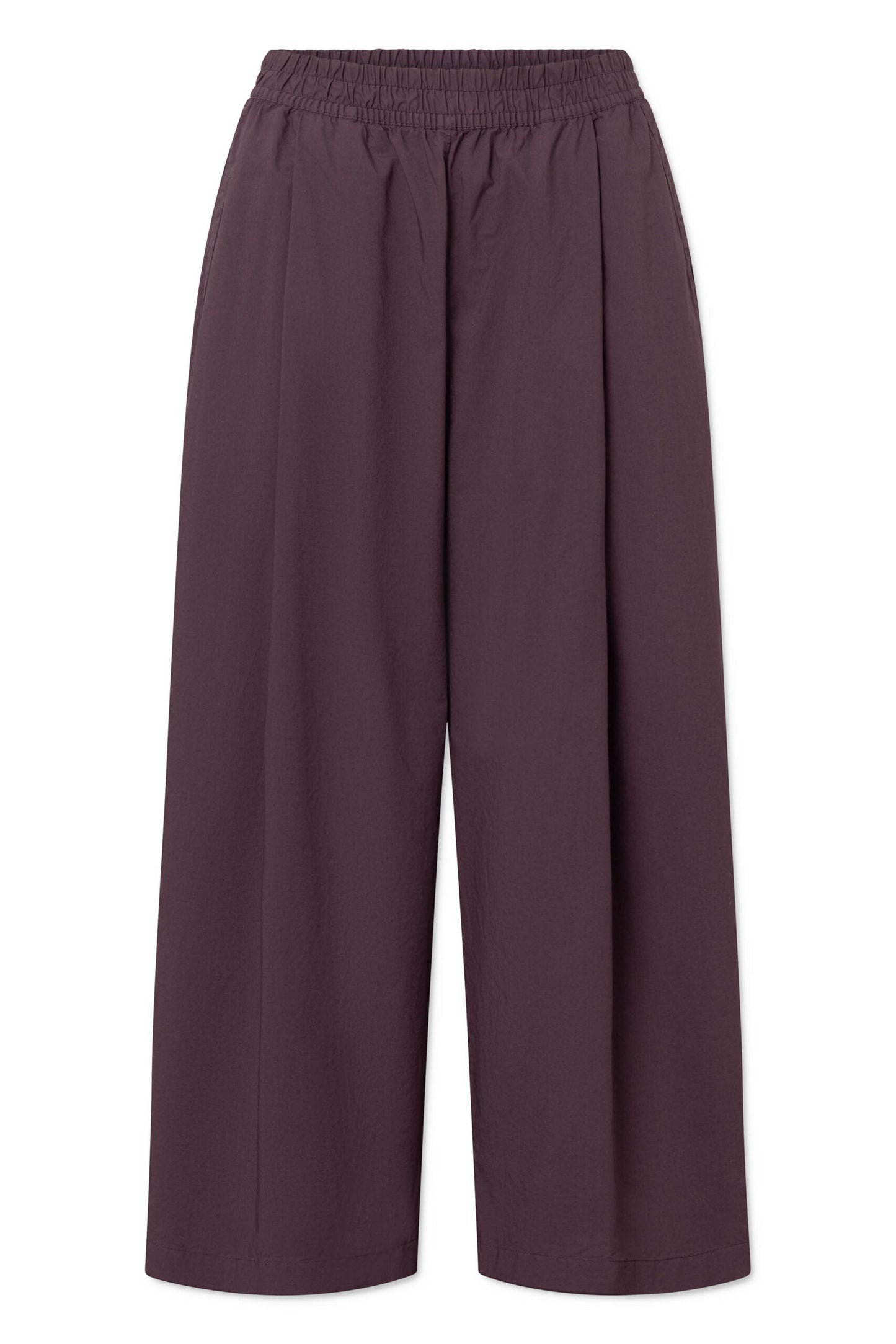 Rue De Tokyo - Pia GMTD Poplin Pants, Plum Purple