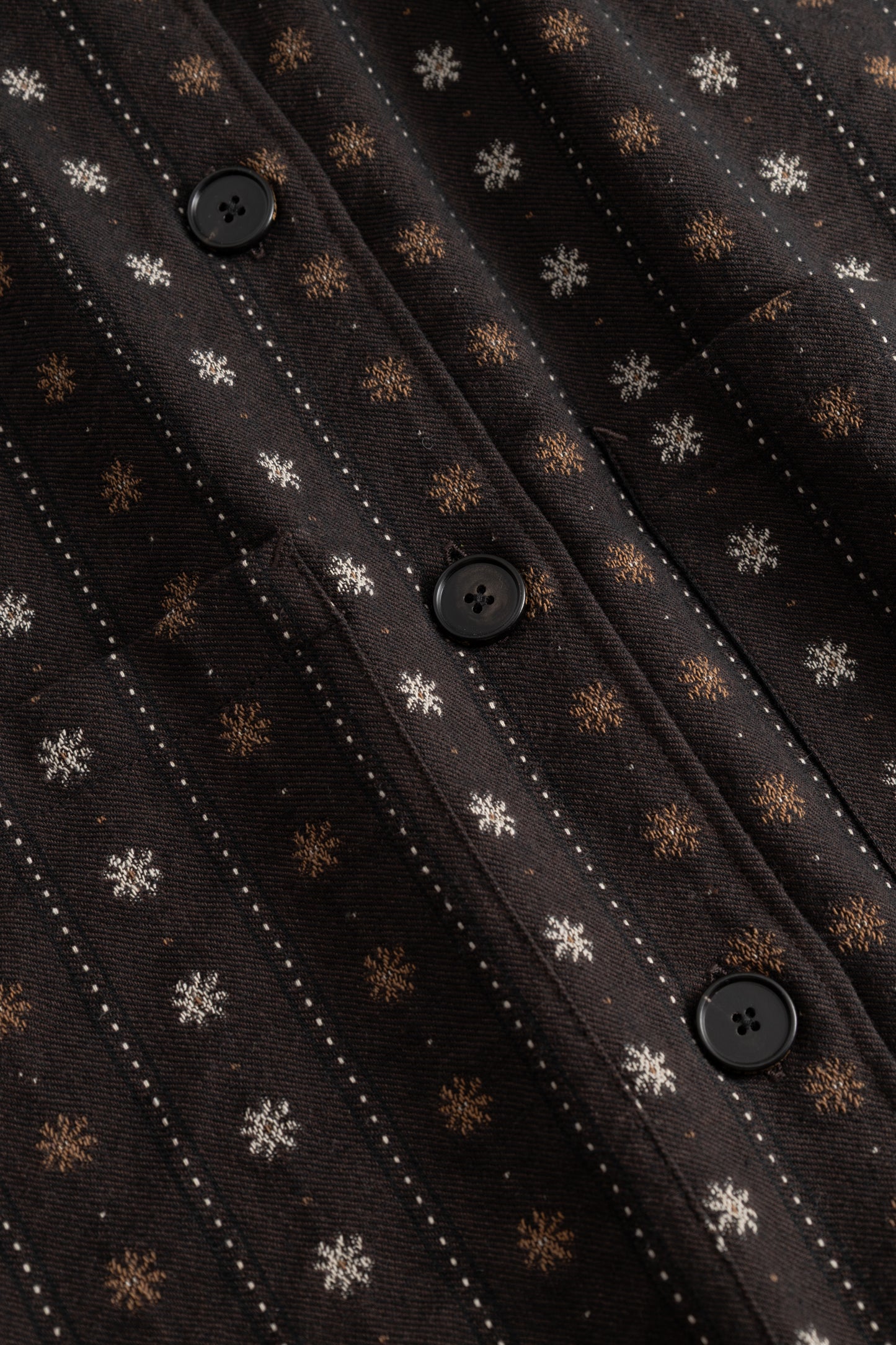 Rue De Tokyo - Cecily Flower Stripe Jacket, Brown