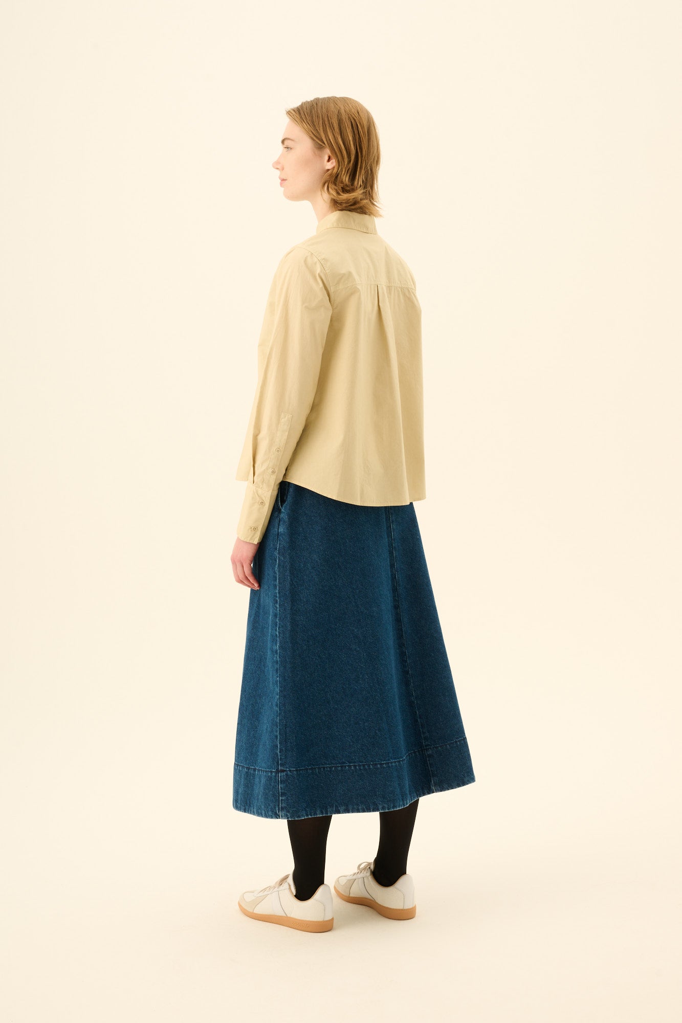 Rue De Tokyo - Pryma Denim Skirt, Maliblue