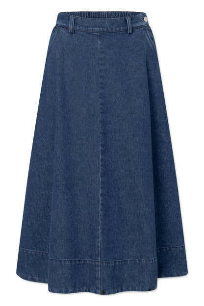 Rue De Tokyo - Pryma Denim Skirt, Maliblue