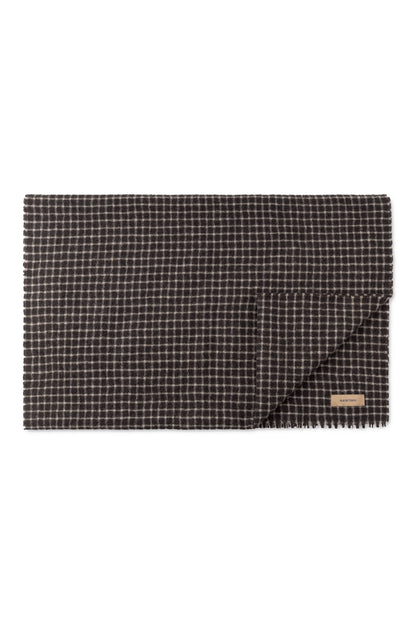 Rue de Tokyo - Aria Checked Scarf, Brown