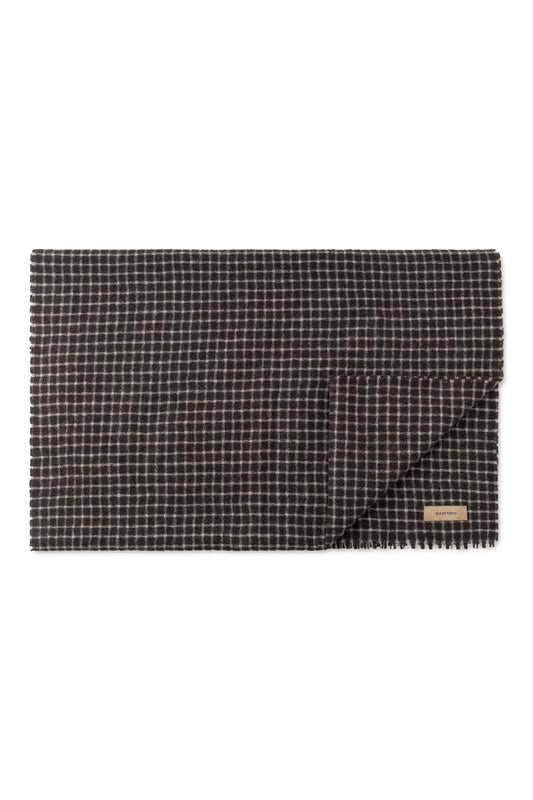 Rue de Tokyo - Aria Checked Scarf, Brown