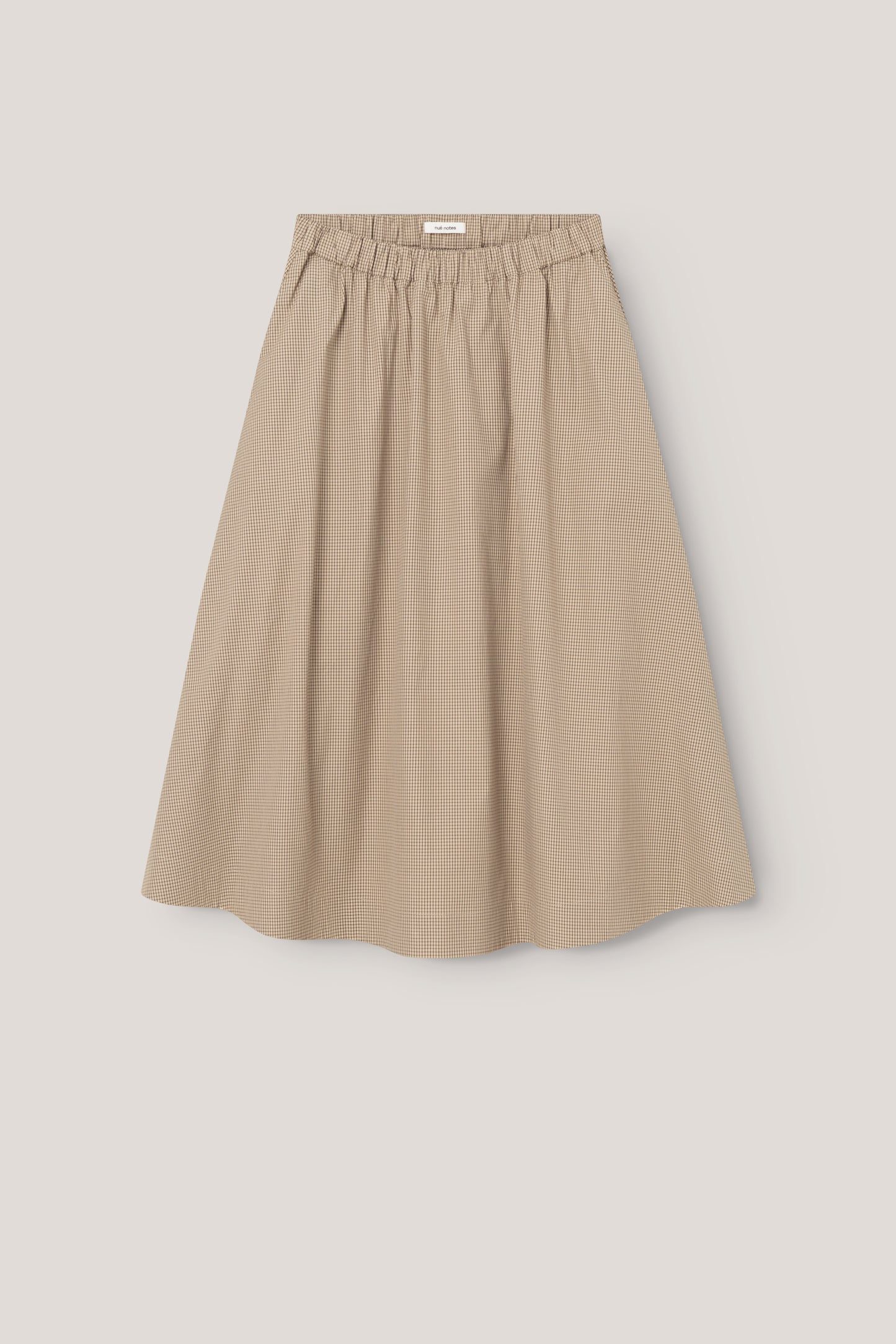 Nué Notes - Smith Skirt, Caramel Check