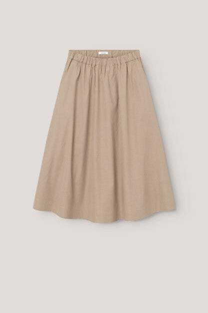 Nué Notes - Smith Skirt, Caramel Check
