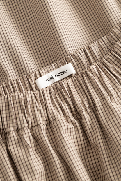 Nué Notes - Smith Skirt, Caramel Check