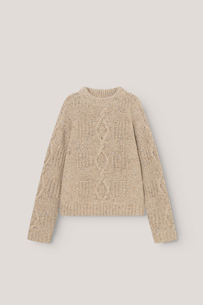 Nué Notes - Leskino Crewneck, Oatmeal