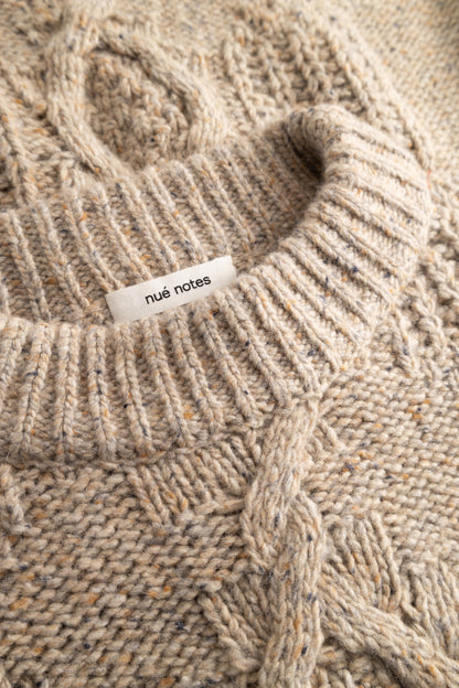Nué Notes - Leskino Crewneck, Oatmeal